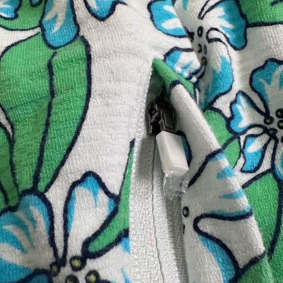 Talbots T by Talbots Women’s Plus 2X Cozy Crush Floral Fields Half-Zip Pullover - Picture 6 of 8